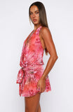 Strobe Lights Mini Dress Sunset Siren