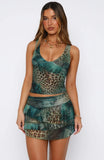 In My Dreams Mini Skirt Mystic Blossom