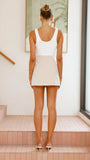 Hayley Mini Skort Beige