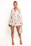 Jillia Long Sleeve Romper Alfresco