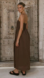 Stayla Maxi Dress Chocolate