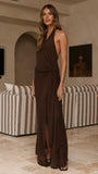 Amanda Maxi Dress Chocolate