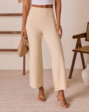 Soft Confession Straight Leg Knit Pants