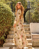 Hearts Aflutter Ruffle Maxi Dress