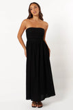 Kayt Strapless Dress Black