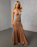 Sloanna Velvet Maxi Dress