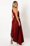 Kleo One Shoulder Maxi Dress Merlot