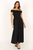 Tessa Off Shoulder Maxi Dress Black