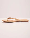 Tide Crush Raffia Seashell Charm Sandals