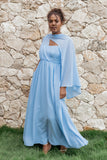 Darlee Maxi Dress Cornflower Blue