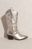 Amaya Cowboy Boot Champagne