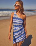 Kori Abstract Cover Up Mini Dress