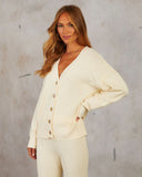 Blissful Comfort Front Button Cardigan
