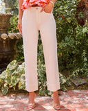 Verrah Stretch High Rise Straight Leg Jeans