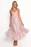 Xanthe Maxi Dress Pink Floral