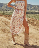 Dusk Prism Floral Maxi Skirt