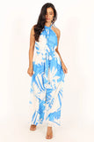 Aminah Jumpsuit Blue Floral