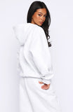 Know What You Want Oversized Hoodie Grey Marle