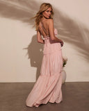 Poppy Ruched Maxi Dress