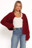 Albertine Cardigan Wine