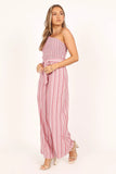 Amilia One Shoulder Jumpsuit Stripe