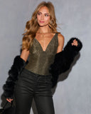 Night Crush Lurex Bodysuit