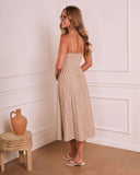 Sunny Social Striped Midi Dress