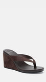 Baci Wedge Espresso Suede