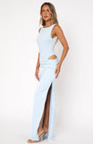 Moonlight Muse Maxi Dress Baby Blue