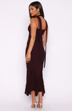 See You Later Maxi Dress Burgundy
