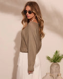 Dekota Open Knit Boat Neckline Top