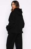 Ready To Go Oversized Hoodie Black