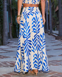 Coastal Reverie Tropical Maxi Skirt