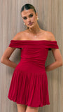 Manalla Mini Dress Cherry
