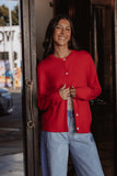Abner Cardigan Red