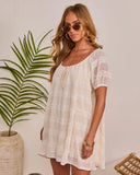 Airy Daydream Chiffon Babydoll Mini Dress