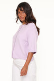 Lilith Knit Top Lilac