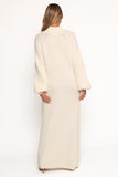 Tobin Knit Maxi Dress Cream