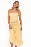 Salome Maxi Skirt Mango Stripe