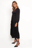 Rowen Long Sleeve Maxi Dress Black