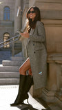 Jayla Longline Coat Grey