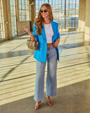 Edmonds Stretch High Rise Wide Leg Jeans