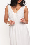 Kayden Maxi Dress White