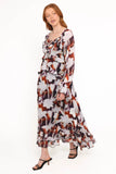 Kasey Maxi Dress Blurred Floral