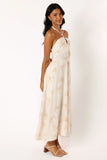 Granger Halterneck Midi Dress White Print