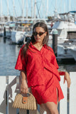 Gallie Skirt Set Red