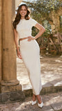 Xanthe Knit Top Cream