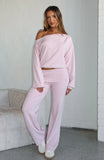 Cant Find The Words Knit Pants Pink