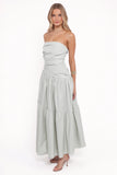 Blanche Strapless Maxi Dress Mint