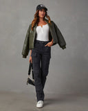 Zhaire Super Stretch High Rise Straight Jeans
